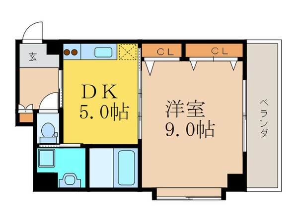 プロスパ－江坂の物件間取画像